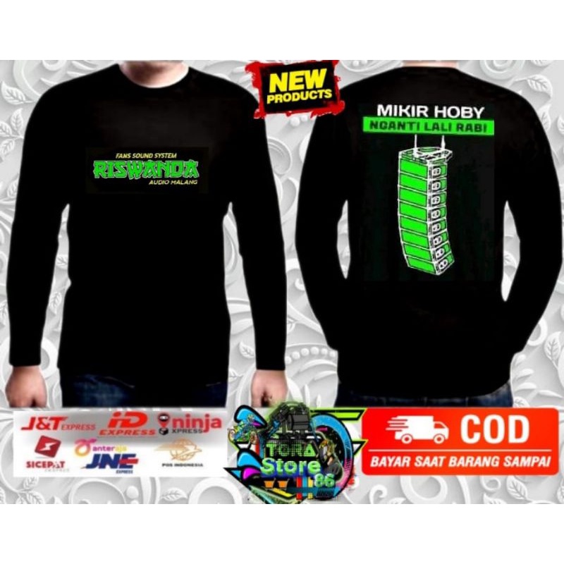 Kaos lengan panjang riswanda soundsystem