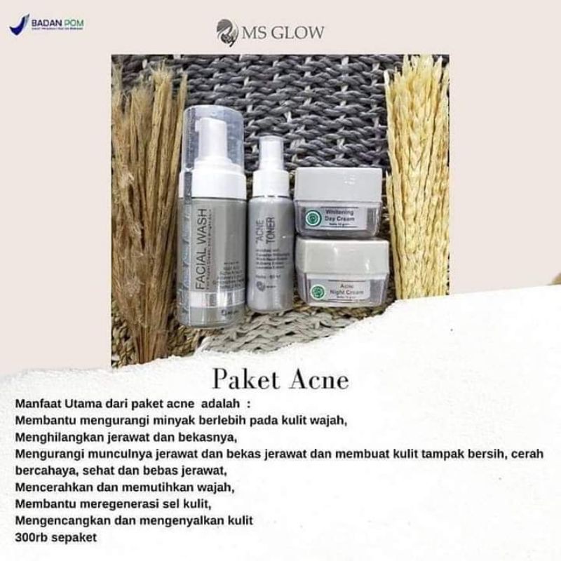 PAKET ACNE MS GLOW