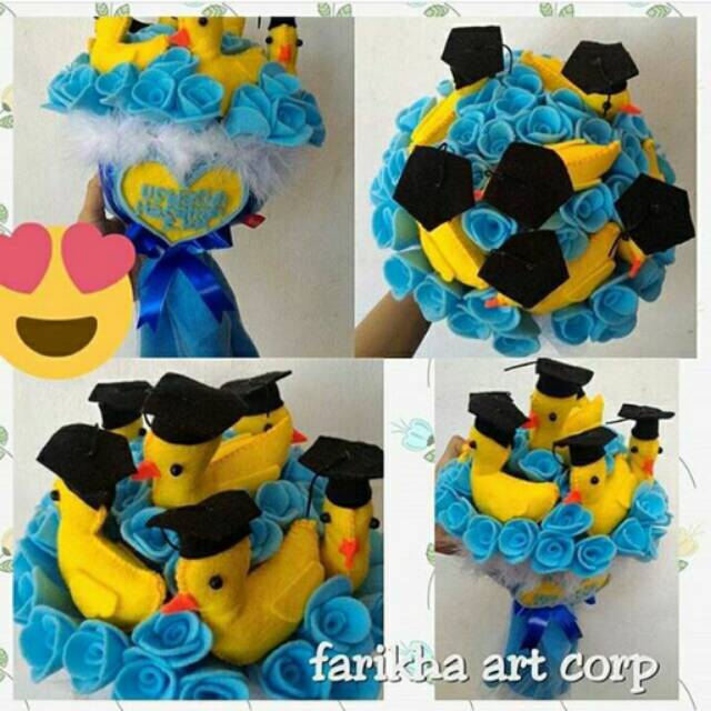 Buket Boneka Bebek wisuda