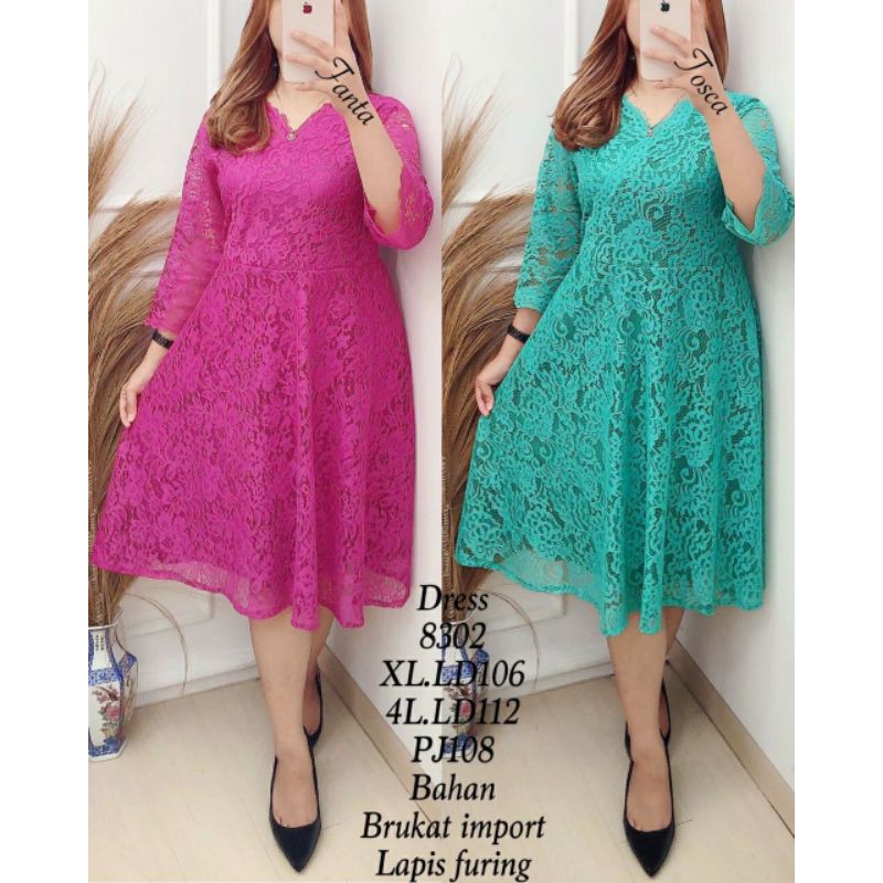 Dres Brokat 8302