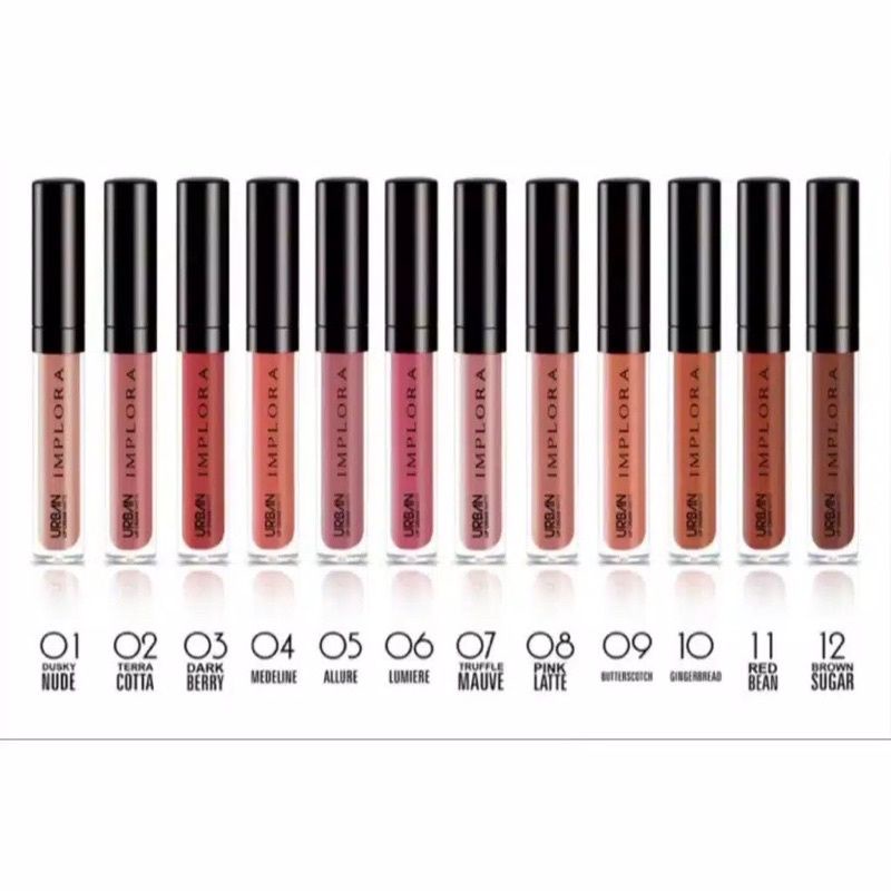 IMPLORA URBAN LIP CREAM MATTE - LIPSTIK IMPLORA
