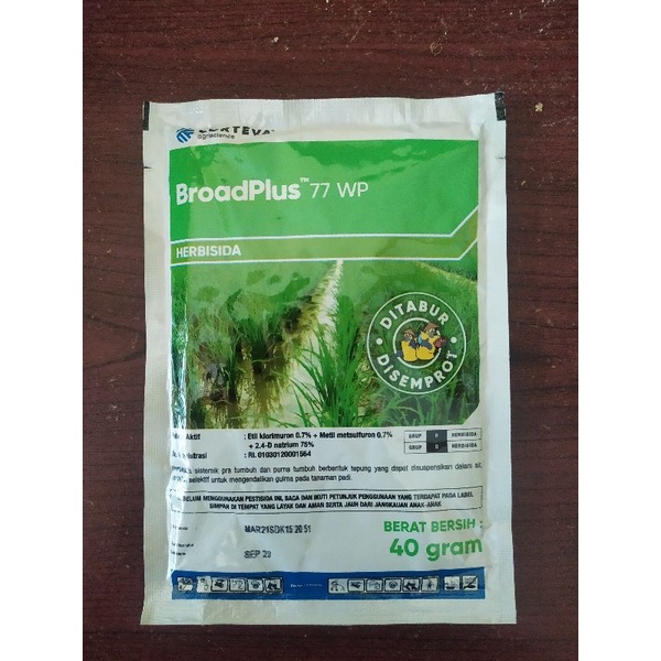 Herbisida BroadPlus 77 WP (40 gr)