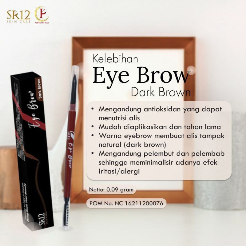 EYE BROW DARK BROWN SR12
