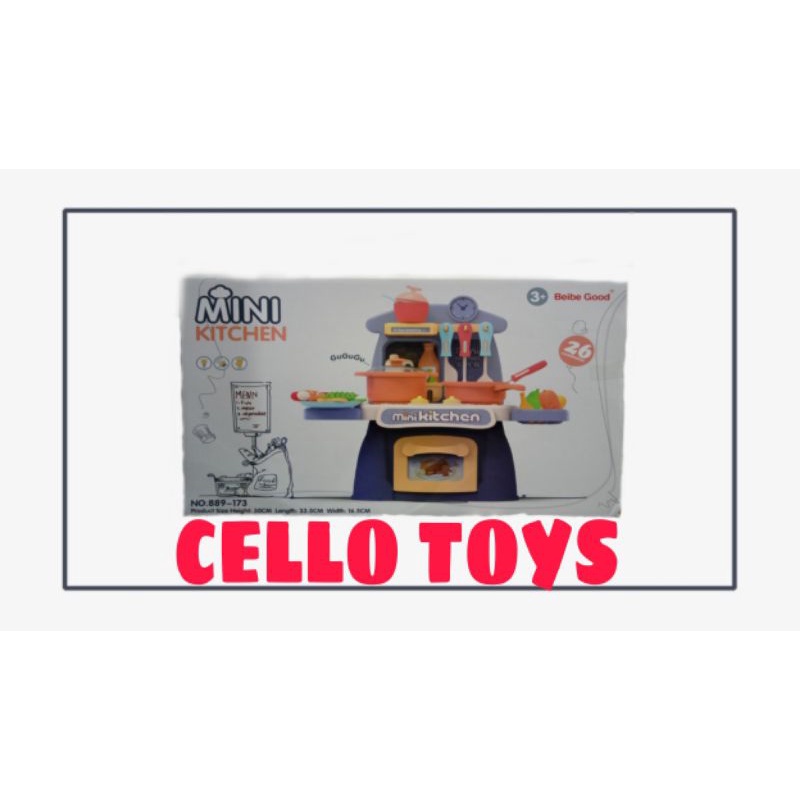 mainan mini kitchen set
