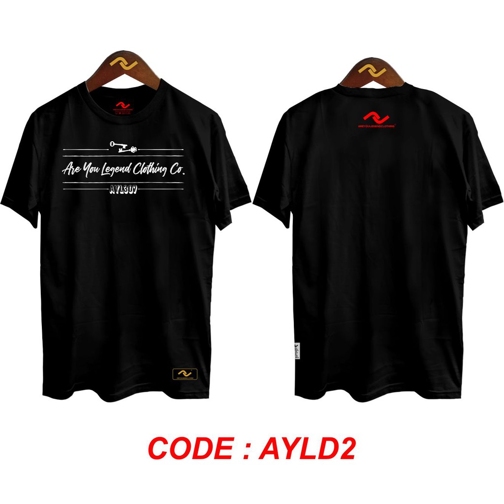 Kaos Distro AYL307® (Original Authentic) | Code : AYLD2 (Hitam)
