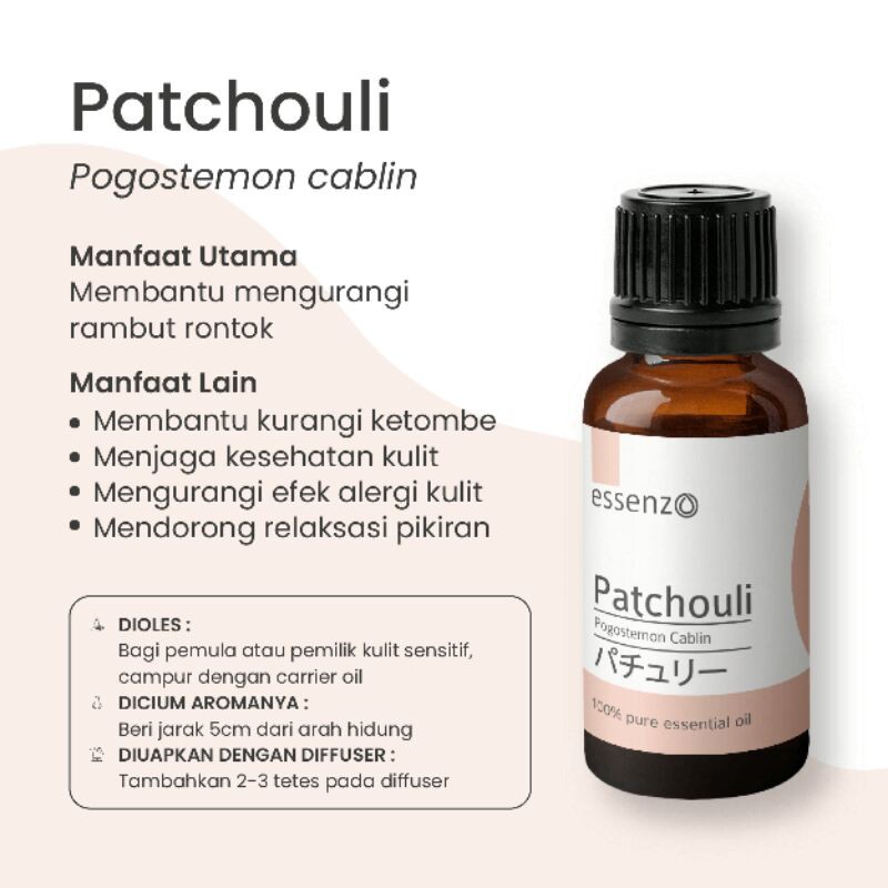Essenzo Patchouli Essential Oil
