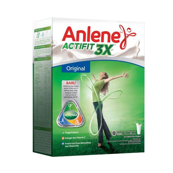 ANLENE ACTIFIT 3X ORIGINAL 600 GR