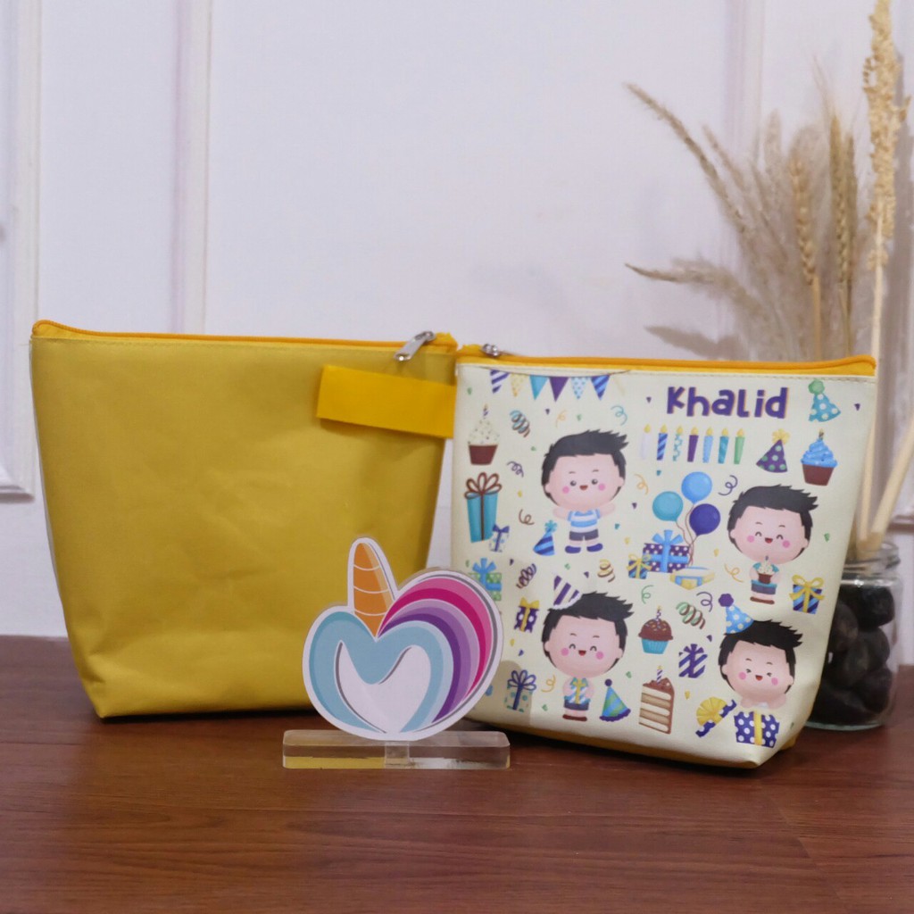 Pouch Segitiga Tinggi / Pouch Skincare Custom