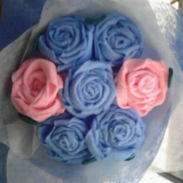 Buket bunga flanel