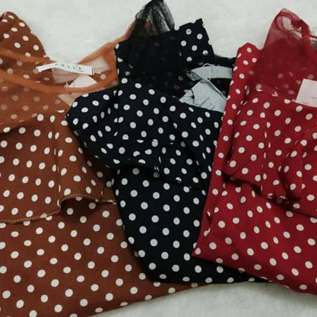 Polkadot blouse