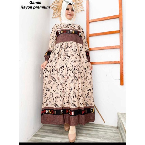 gamis rayon