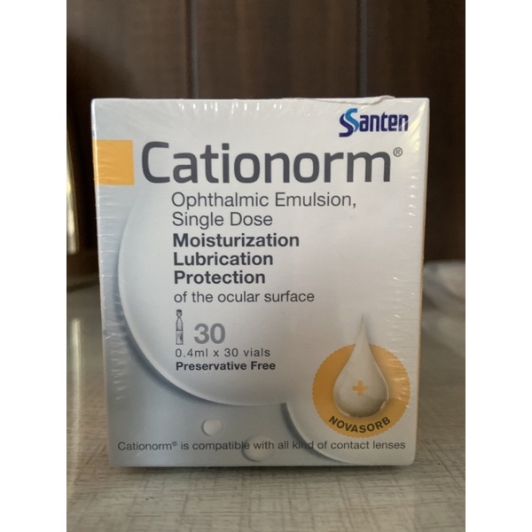 Cationorm 0,4 ml x 30 vials