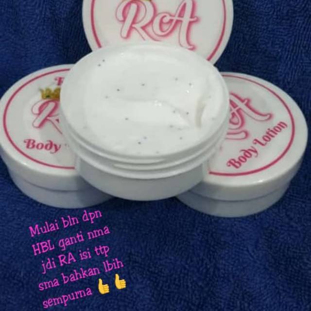 RA body lotion