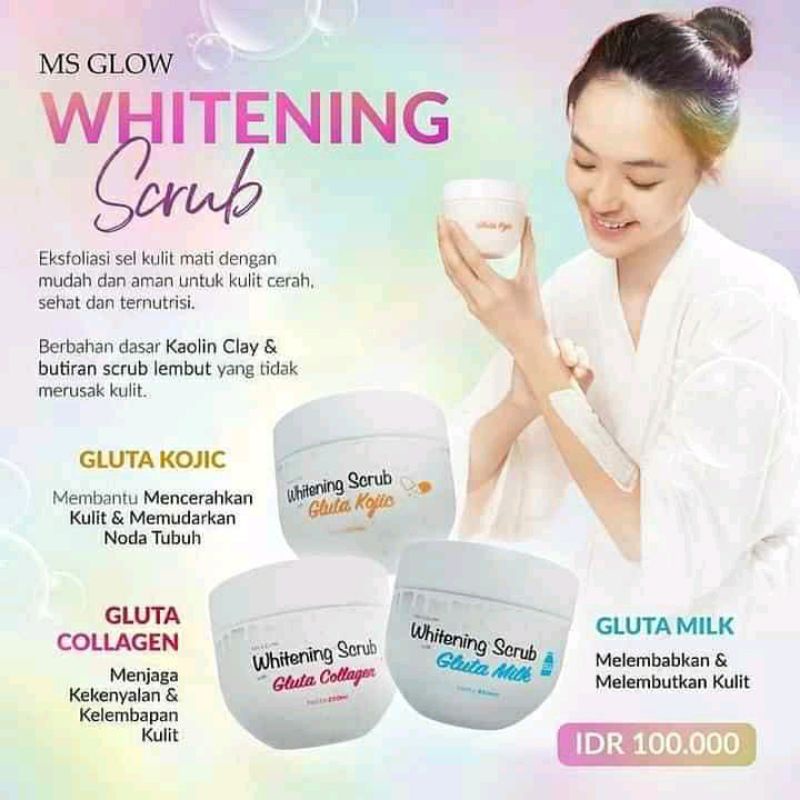 WHITENING SCRUB MS GLOW