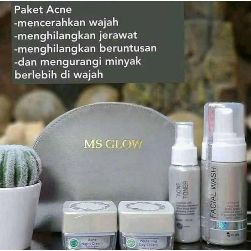 Ms Glow Paket Acne