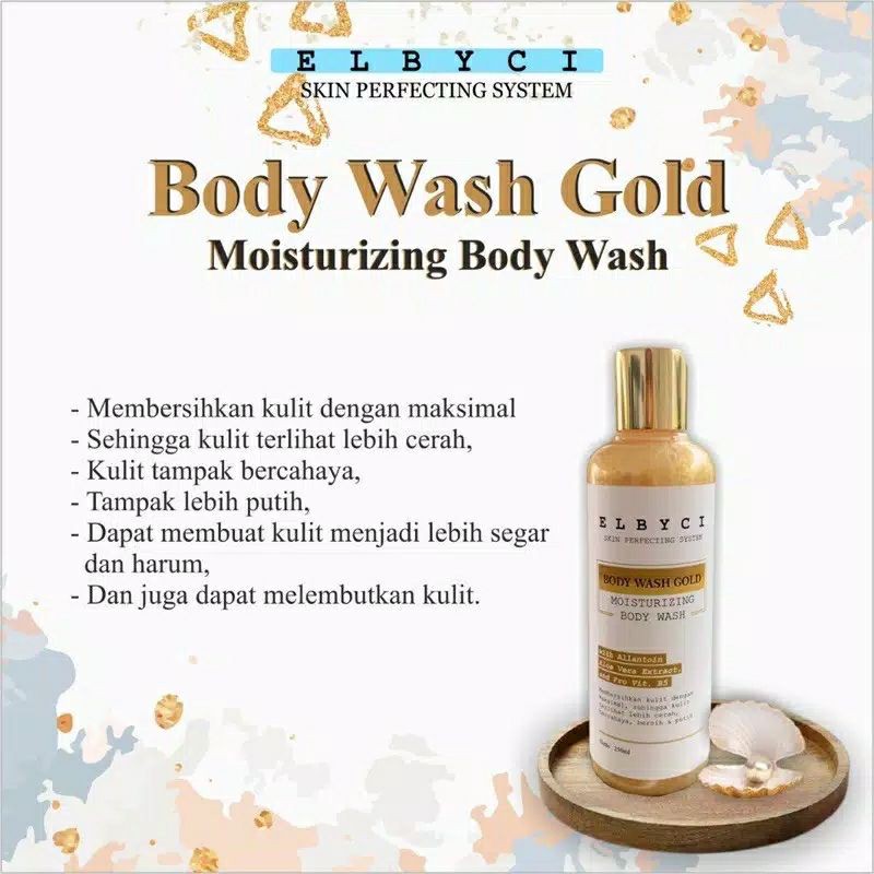 BODY WASH GOLD ELBYCI