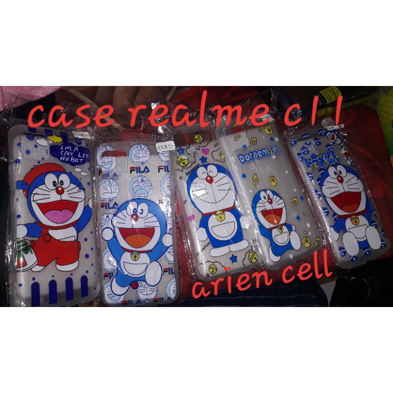softcase gambar realme c11 doraemon