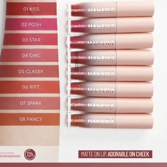 ☈ Hanasui Lip Cream Mattedorable ✼