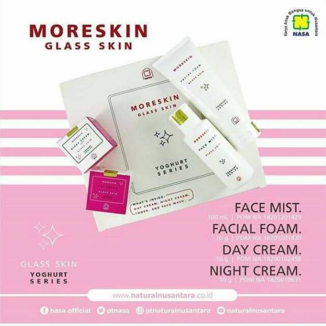 MORESKIN GLASKIN PAKET