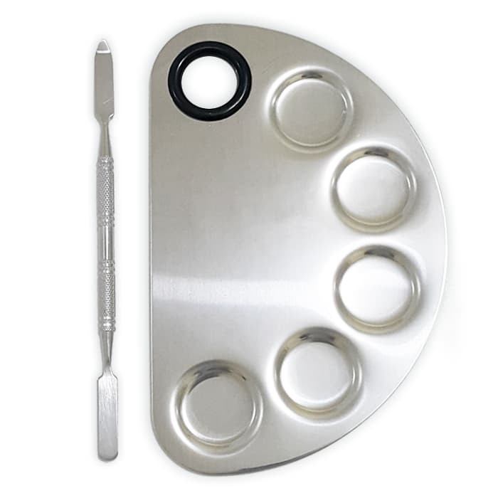 ORIGINAL Mixing Palette Stainless Pro 5 Shape