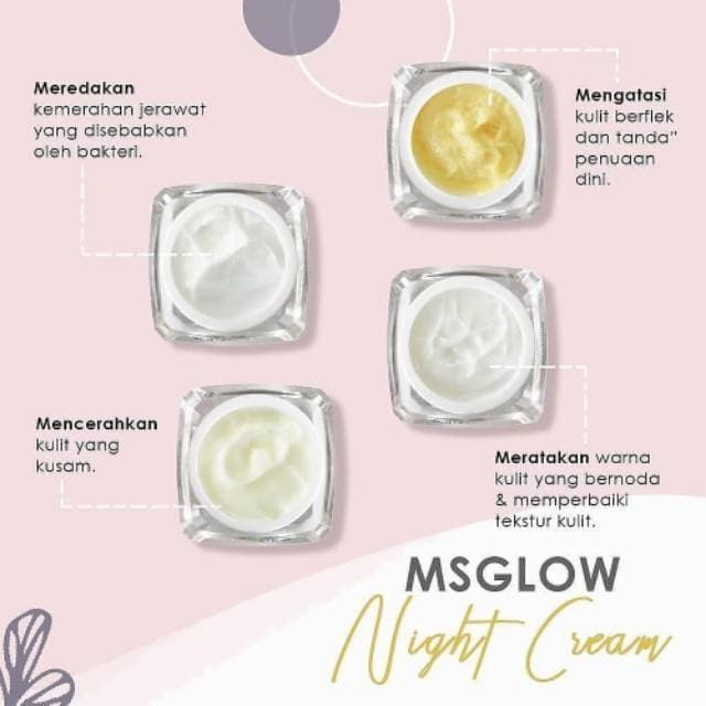 Ecer NIGHT CREAM MSGLOW