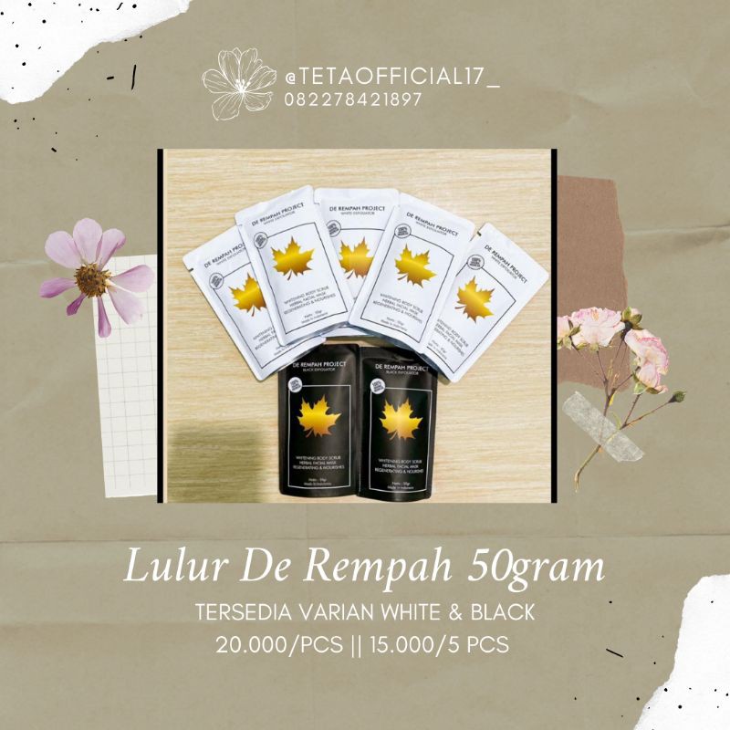 Lulur De Rempah 50gr