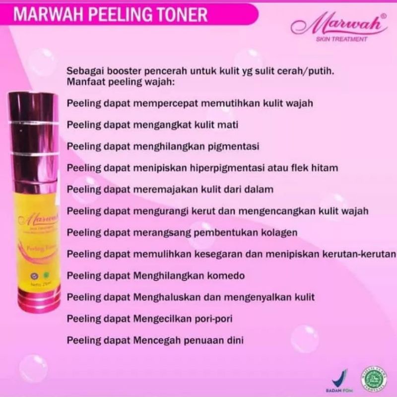Marwah peeling toner