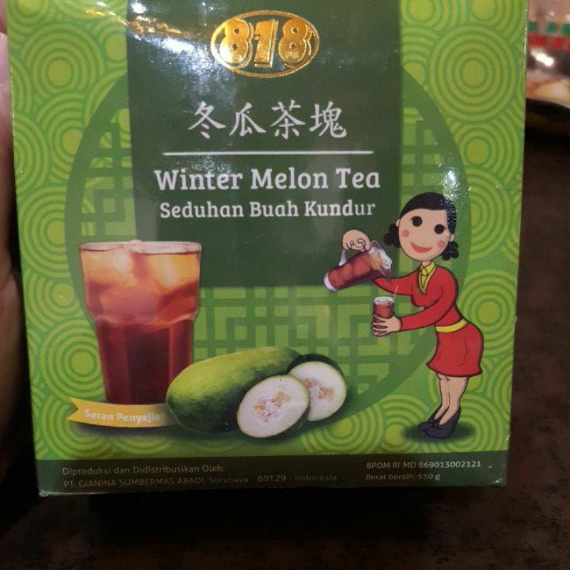 winter melon tea teh kundur