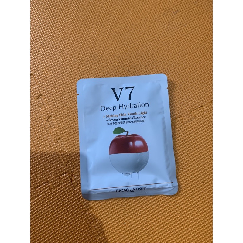 sheetmask bioaqua v7 deep hydration apple