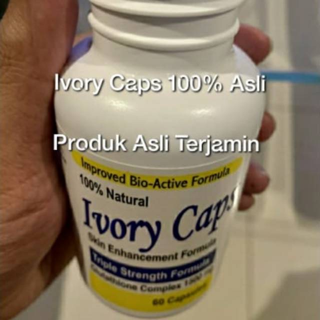 (Ready COD) IVORY CAPS Suplemen Pemutih Original 100% Natural