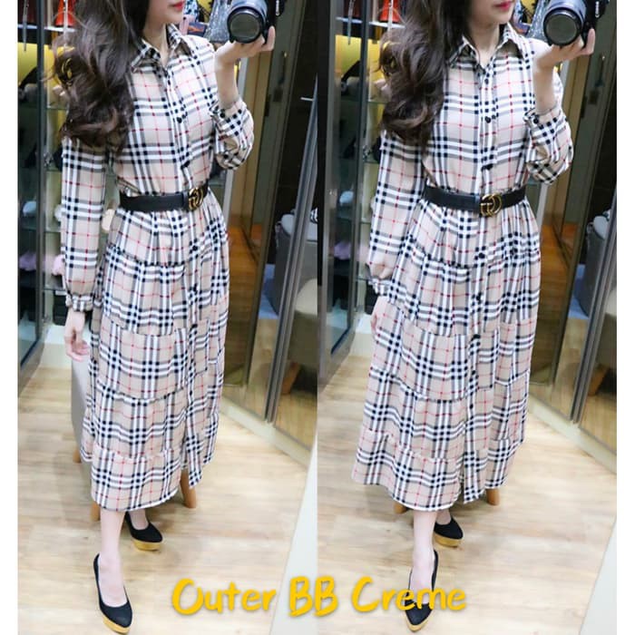 [Outer BB Creme BC]Outer wanita kulit jeruk cream