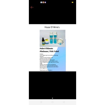 paket ultimate platinum flek tebal