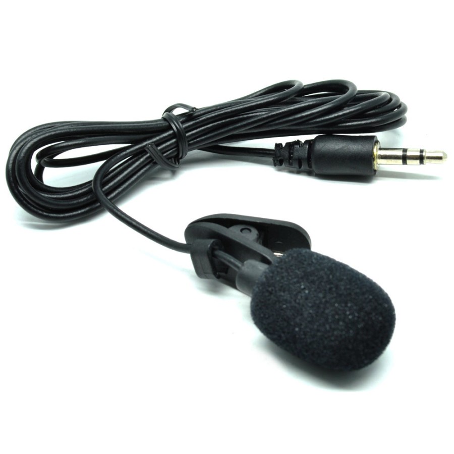 Microphone External HP / External Mic dengan plug 3,5mm - WITH SPLITTER