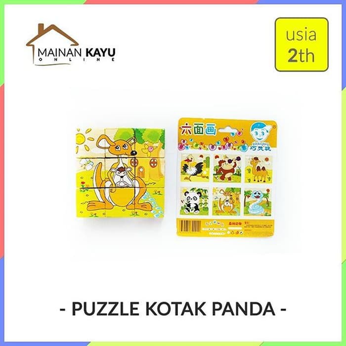 Termurah Puzzle kotak - Panda