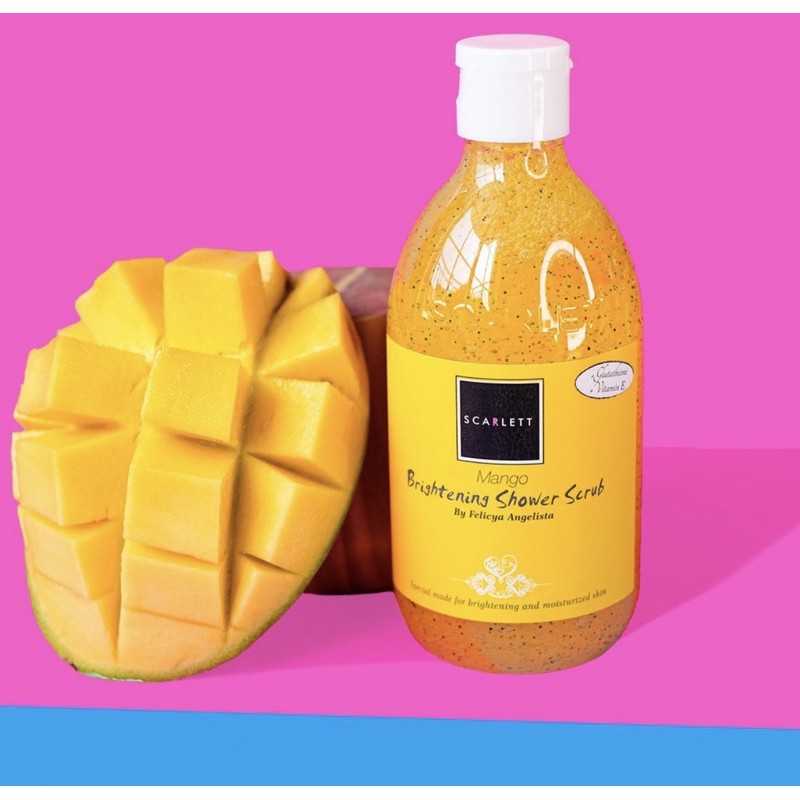 Scarlett Whiteng Shower Scrub Mango