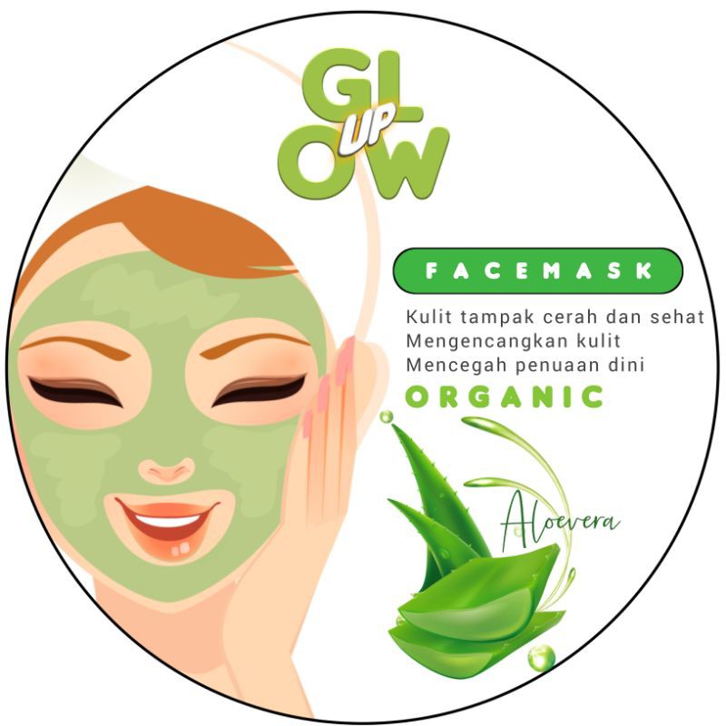 Glowup Aloevera Organic Facemask