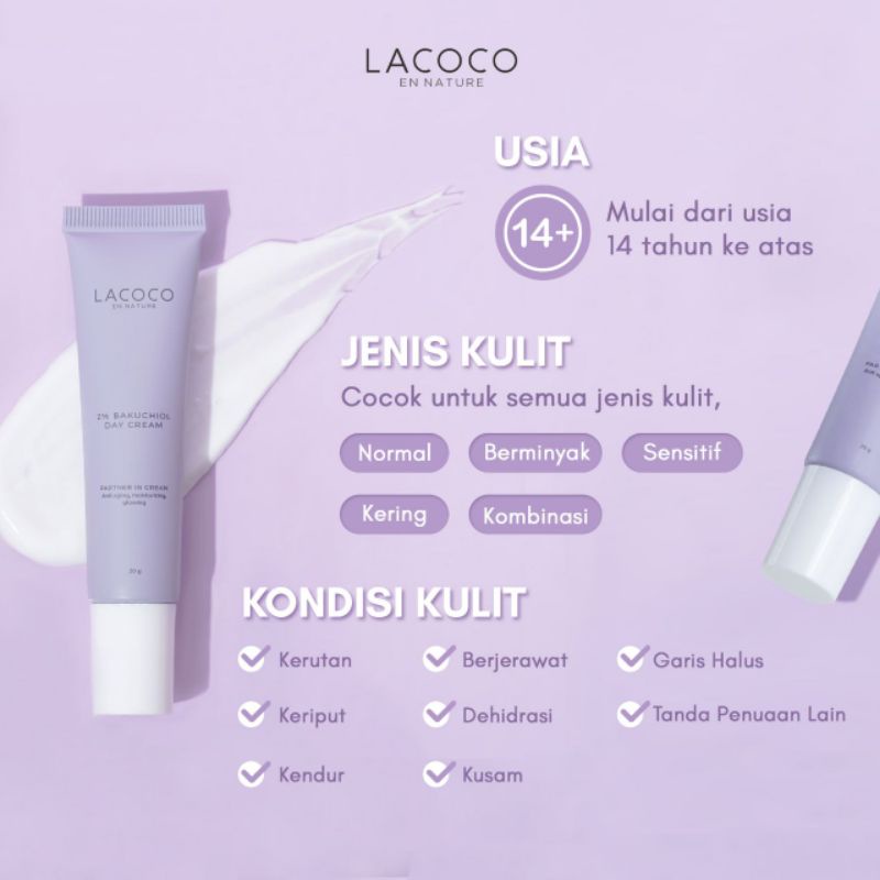 LACOCO DAYCREAM (CHIOLDAY 2% BAKUCHIOL)