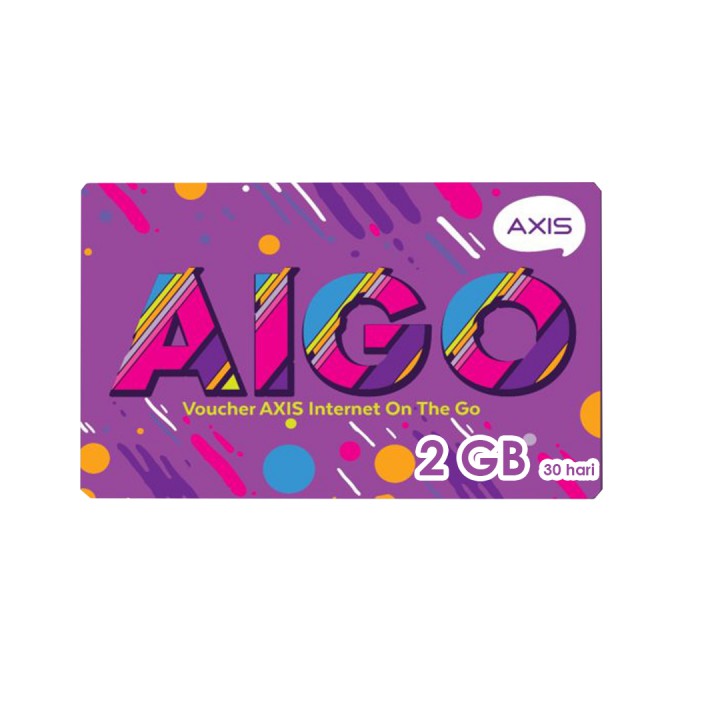 Voucher Axis Aigo 2GB 30Hari