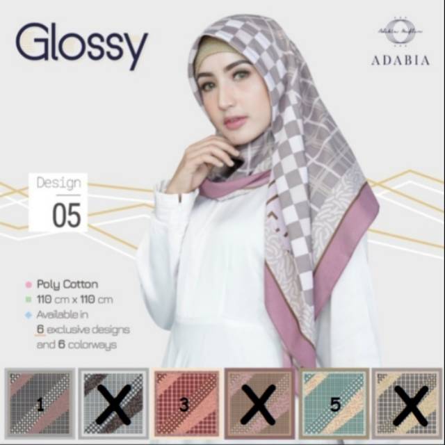 Hijab Segi Empat Glossy