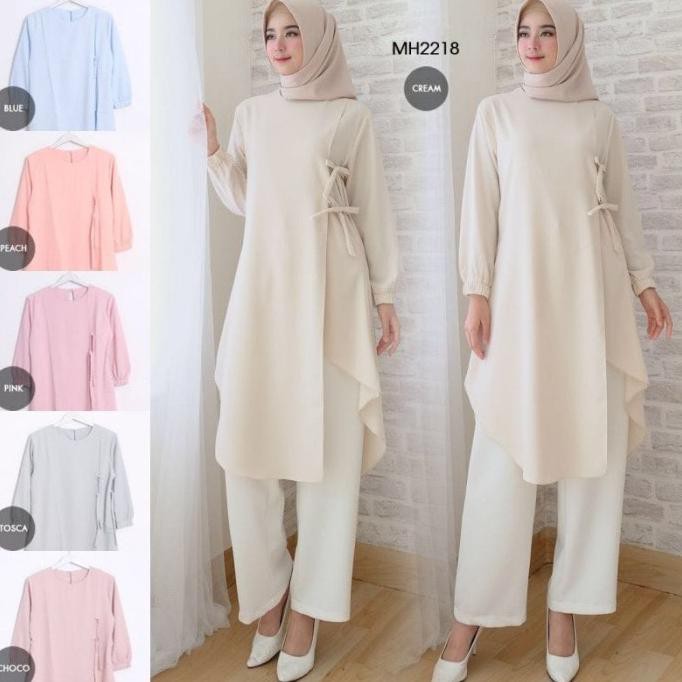 Diskon Double Knot Tunic Mh2218 Diskon