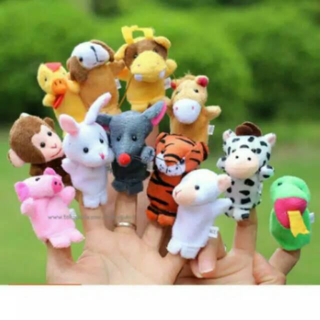 Boneka Jari/Finger Puppet 12 shio Binatang