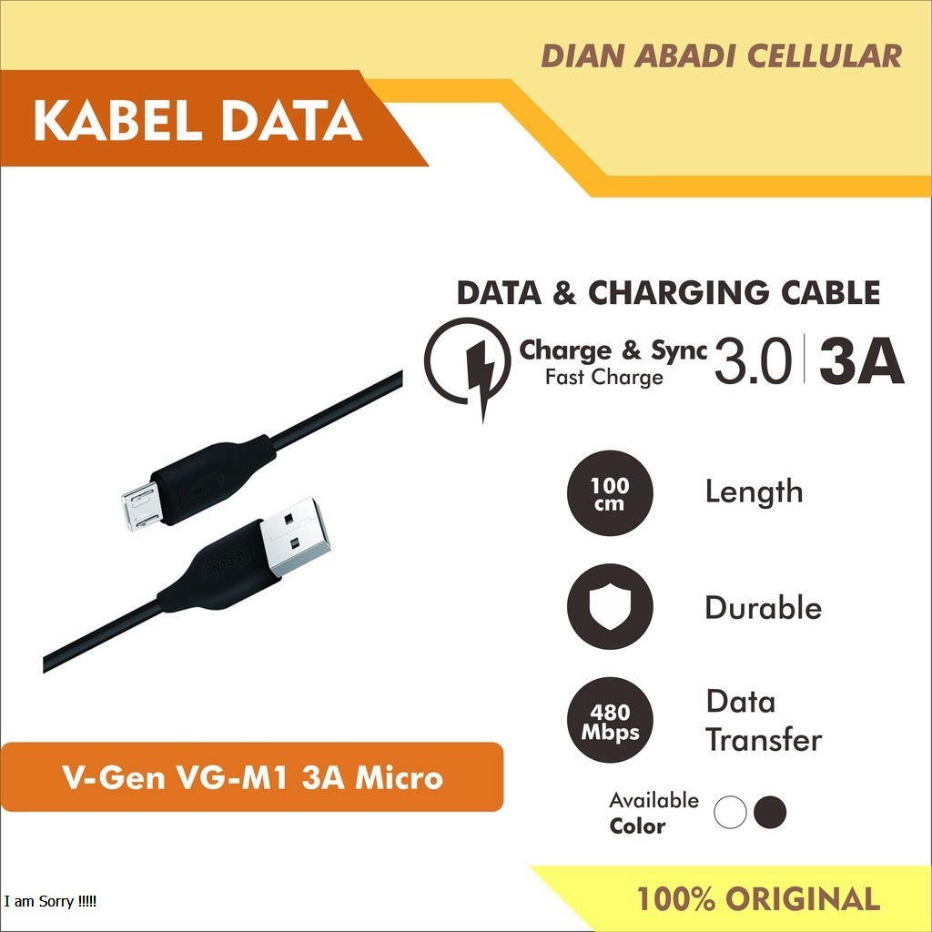 VGEN Kabel Data/Kabel Audio Micro VG-M1 1Meter