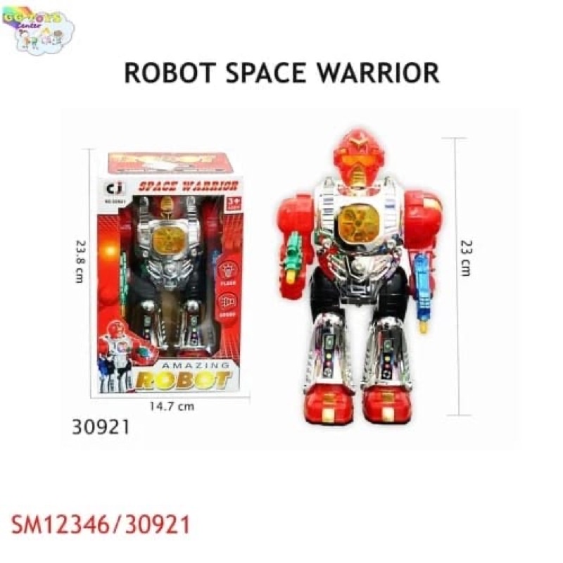 Mainan Robot Space Warrior SM12346/30921
