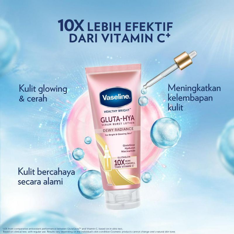 VASELINE GLUTA HYA DEWY RADIANCE 200ML