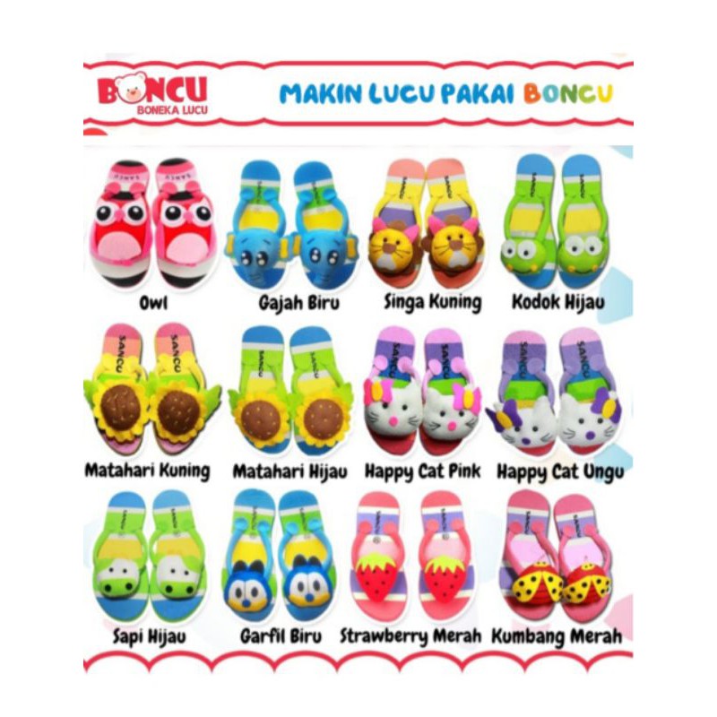 Sandal Boncu / Boneka Lucu