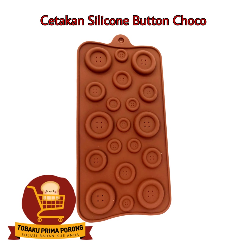 Cetakan Silicone Button Choco