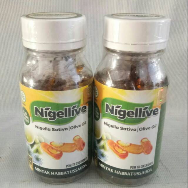 Kapsul Nigelive Habbatusauda plus Zaitun 100kaps