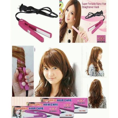 Catok mini 2in1 lurus curly
