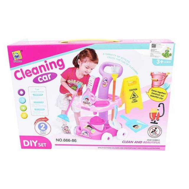 Mainan cleaning car
