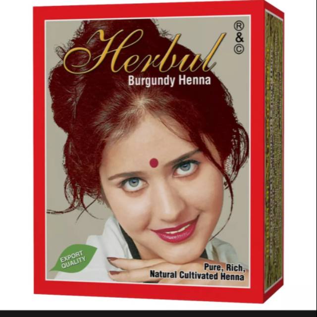 Henna burgundy herbal